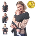 Baby Wrap Carrier, Easy to Wear Infant Carrier Slings, Lightweight Adjustable Hands Free Baby Sling, for Newborn to Toddler 8-35 Lbs
