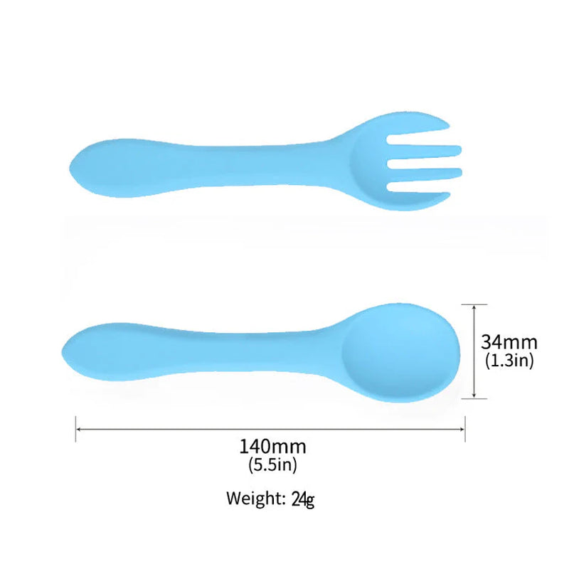 8 Pieces Feeding/Food Silicone Non-Slip Set for Babies