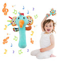 Tarmeek Baby Soft Rattles Shaker Teething for 0-6 Months Newborn,Infant Developmental Hand Grip Baby Cute Stuffed Animal Doll for 6-12 Months Toddlers,Birthday Gifts for Kids
