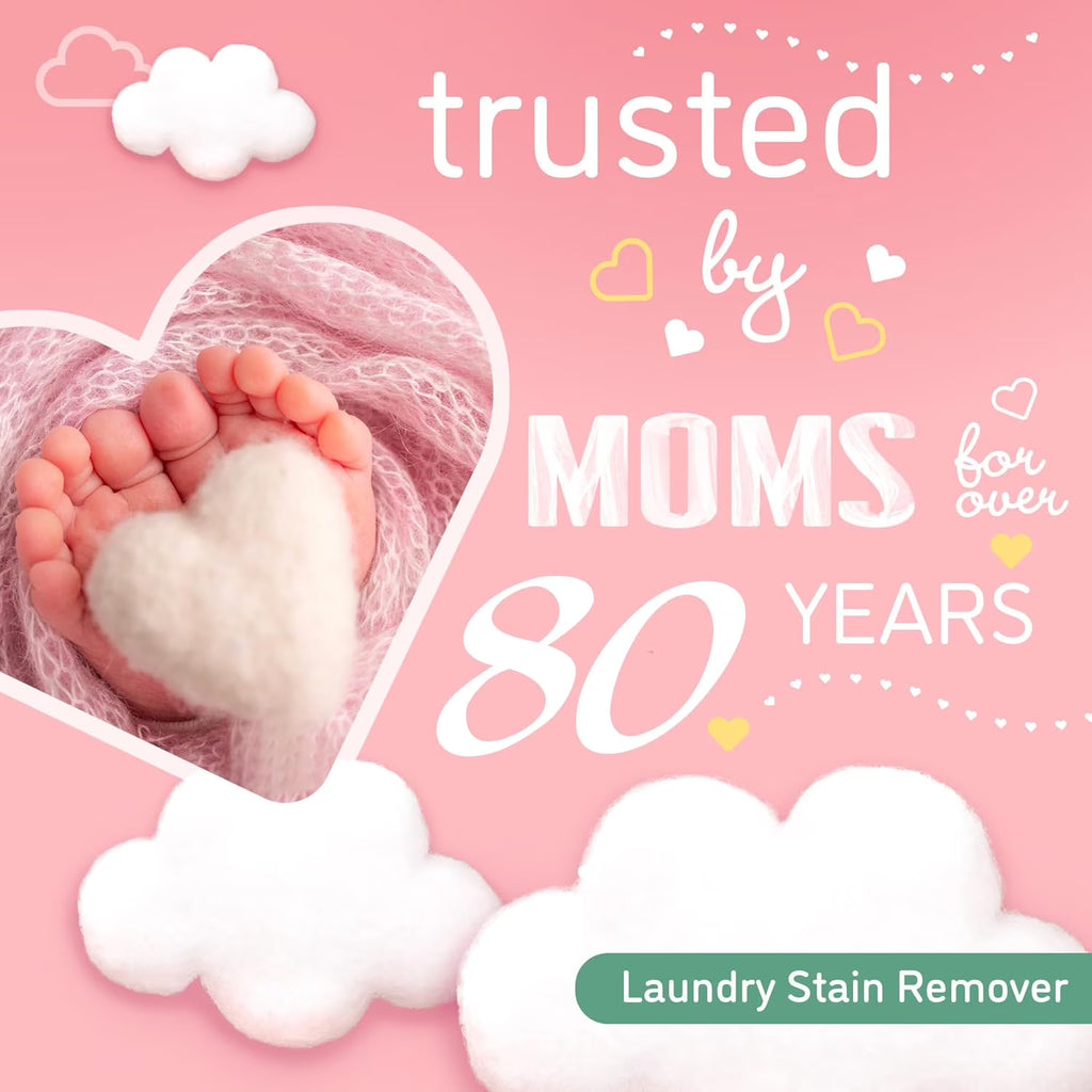 Plant Based Baby Spray and Wash Laundry Stain Remover, Baby Essentials, 24 Oz