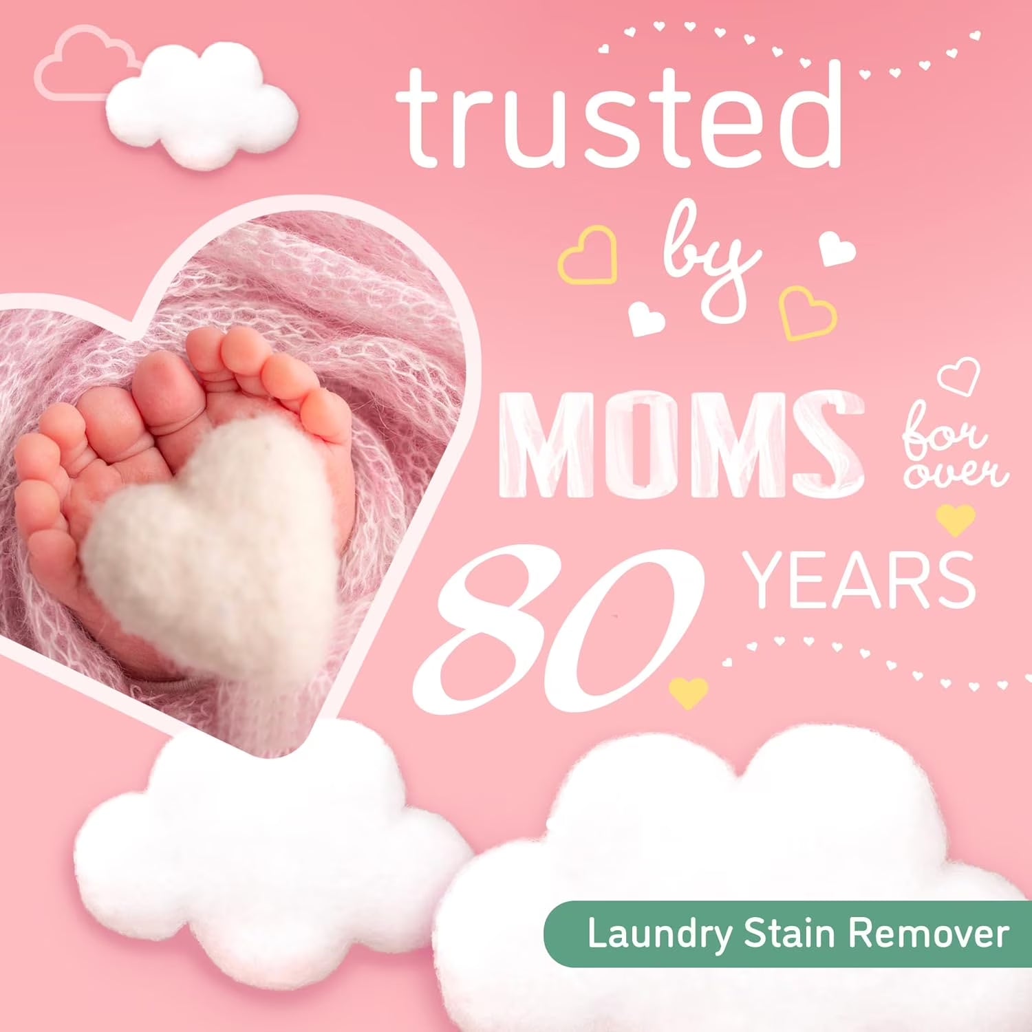 Plant Based Baby Spray and Wash Laundry Stain Remover, Baby Essentials, 24 Oz